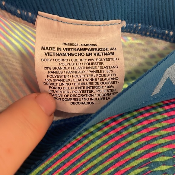 Nike Pro Capris Womens Size L Hypercool Frequency Training Leggings - Picture 3 of 5